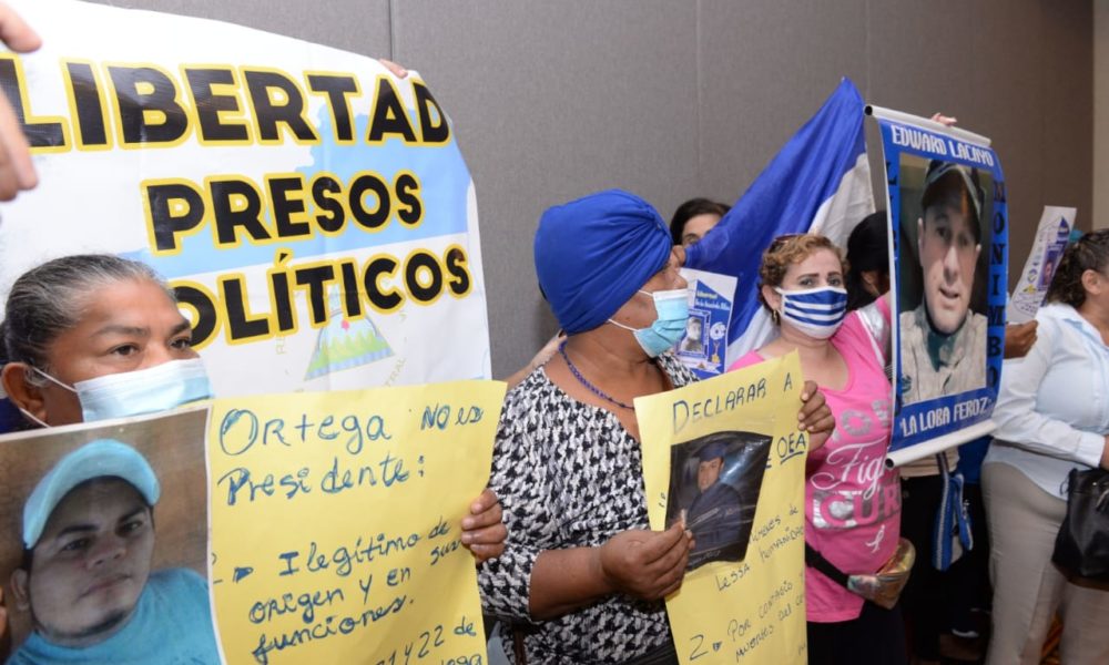 Familiares de Presos Políticos realizan Piquete express por la liberación de sus detenidos