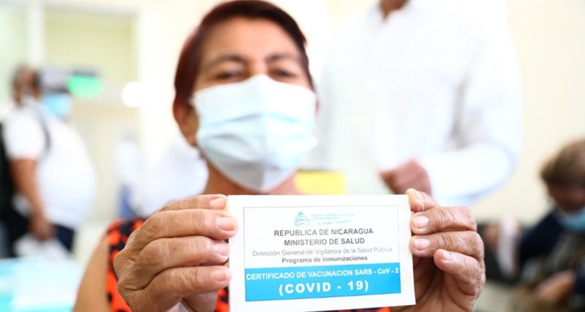 Vacunación contra el covid-19 continúa en Masaya y Managua este jueves