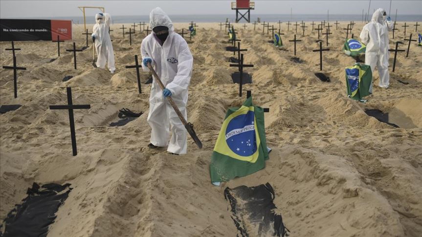 Brasil contabiliza más de 13 millones de contagios de COVID-19