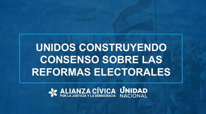 Entre los puntos de las reformas destacan 6 ejes electorales para una nueva Nicaragua