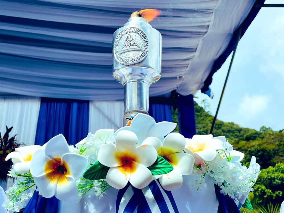 Antorcha de la Independencia ingresa a Nicaragua