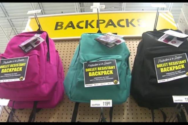 Demanda de mochilas antibalas aumenta hasta un 800% en Texas