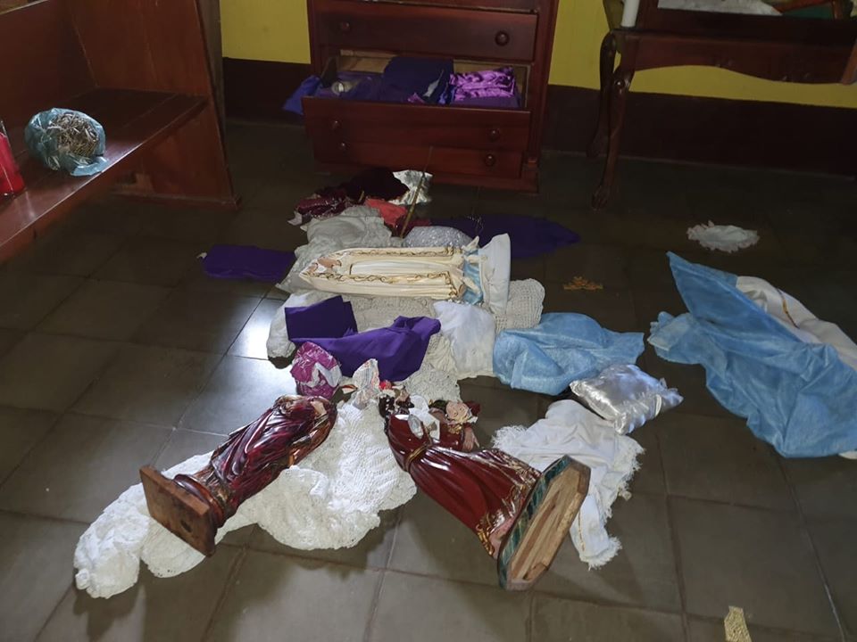 Por segunda Ocasión Delincuentes Profanan Parroquia en Masaya