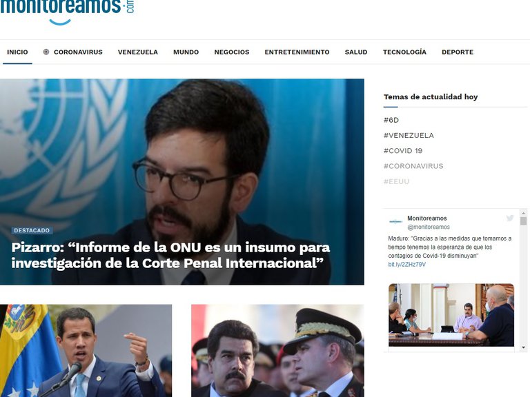 Nicolás Maduro censuró el medio de comunicación digital Monitoreamos