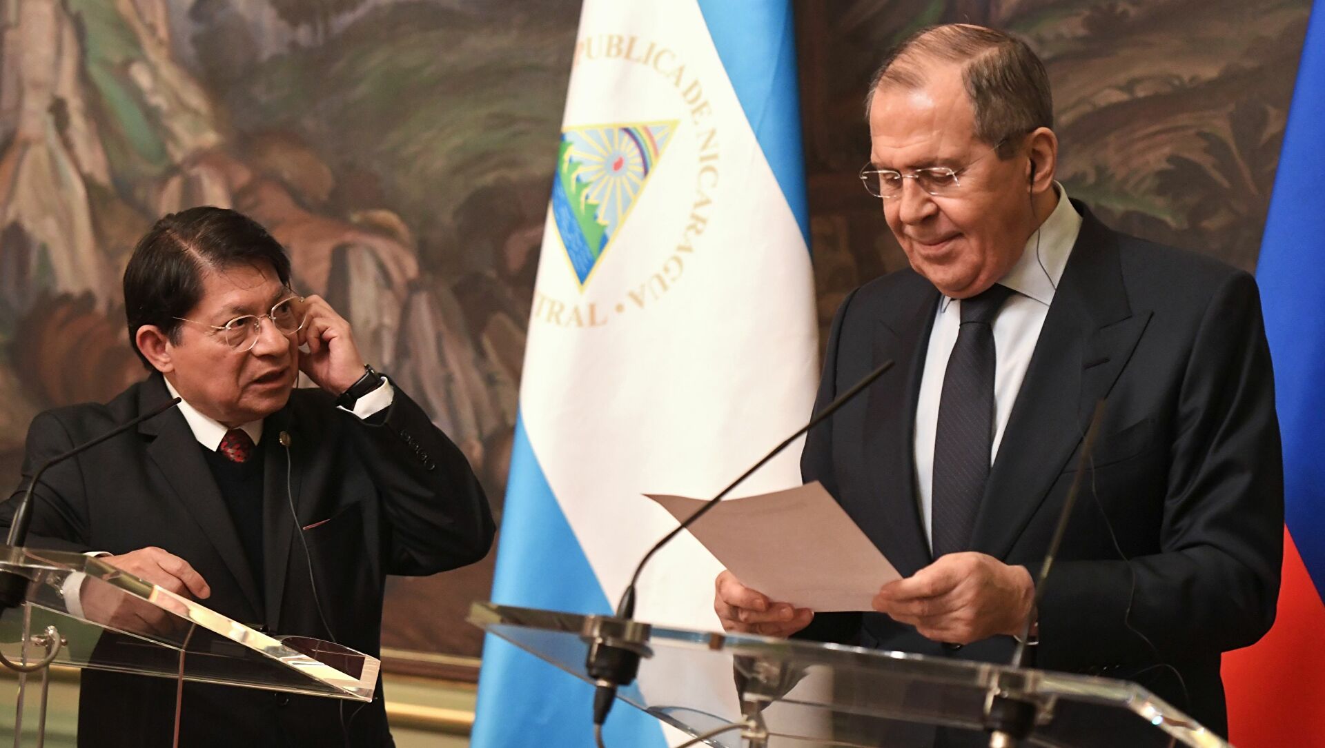 Canciller Moncada defiende vínculos de Nicaragua con Rusia y China