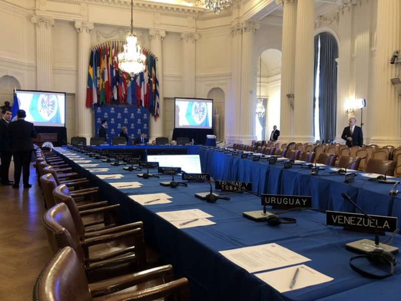 Sesión Extraordinaria en la OEA para la presentación de candidatos para la secretaria General